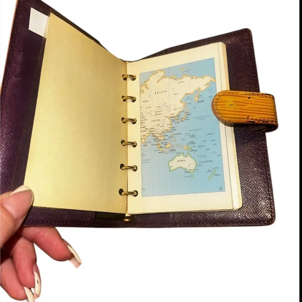 Project Louis Vuitton Yellow Epi Leather Agenda